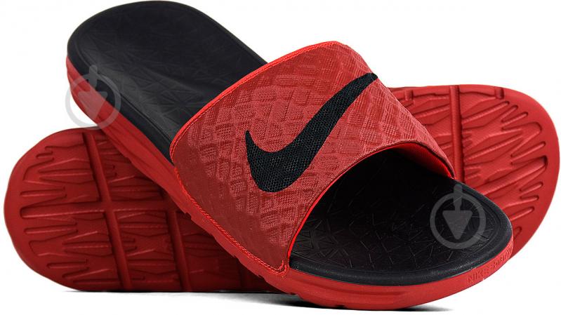 Шльопанці Nike BENASSI SOLARSOFT 705474-600 р.47,5 червоний - фото 4