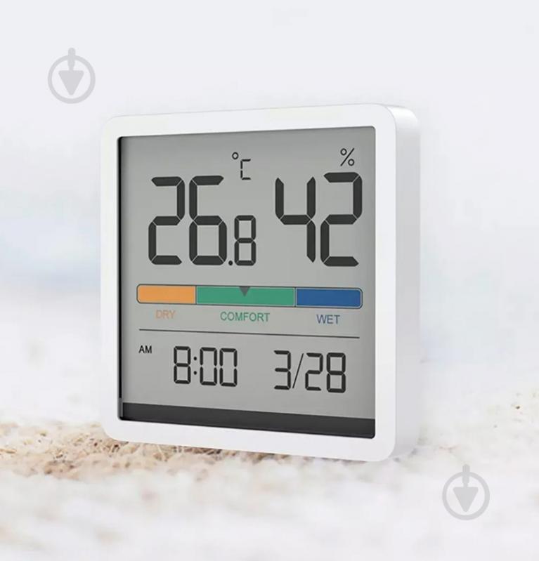 Термогигрометр Xiaomi Miiiw Temperature Humidity Clock White S210 (MW22S06) - фото 4