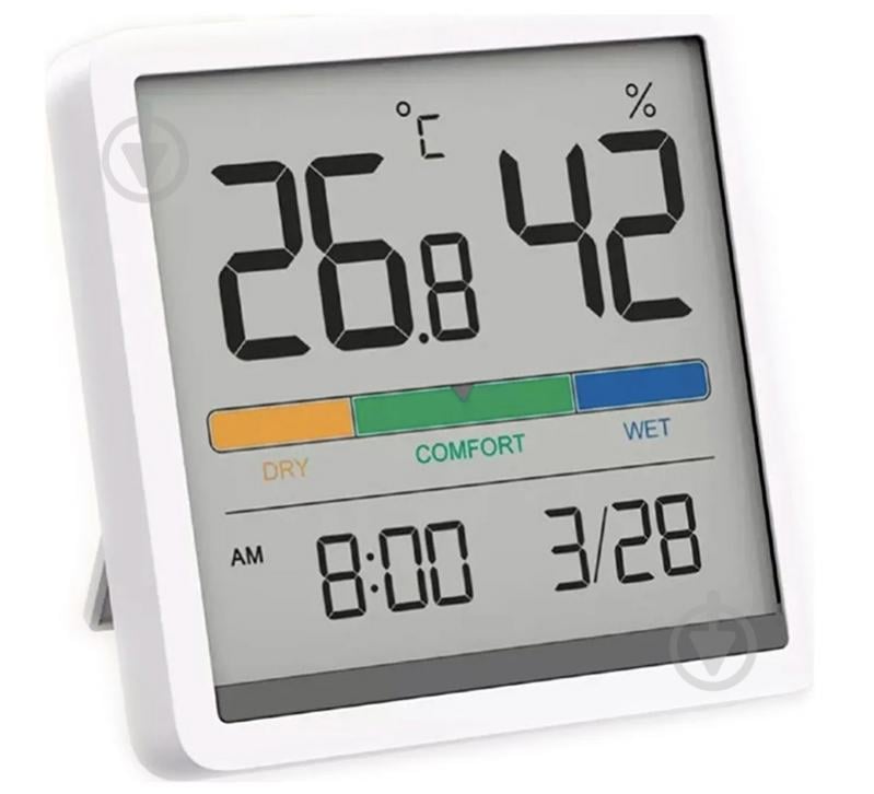 Термогигрометр Xiaomi Miiiw Temperature Humidity Clock White S210 (MW22S06) - фото 8