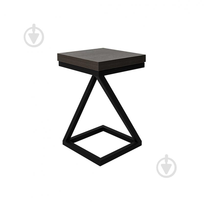 Табурет Воллемия Кабо-Верде 300x300x490 мм темно-коричневый / черный - фото 1 Табурет Воллемия Кабо-Верде 300x300x490 мм темно-коричневый / черный - фото 1