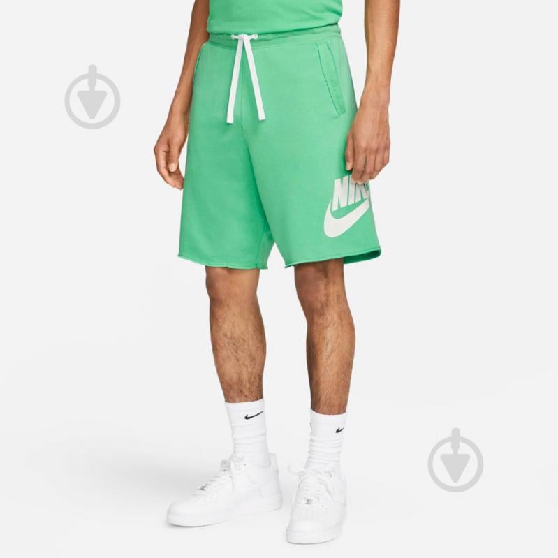 Шорти Nike CLUB ALUMNI HBR FT SHORT DX0502-363 р. L зелений - фото 1