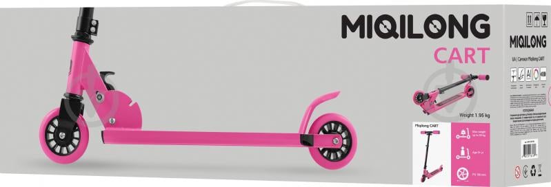 Самокат Miqilong Самокат Miqilong Cart Рожевий рожевий CART-100-PINK - фото 14