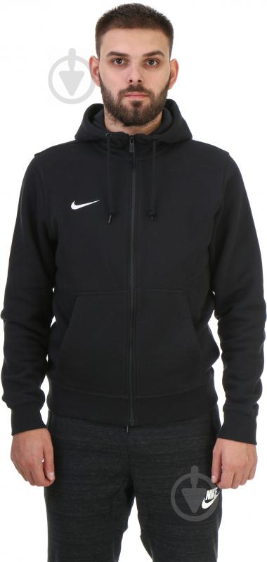 Толстовка Nike TEAM CLUB FZ HOODY 658497-010 р. XL черный - фото 1