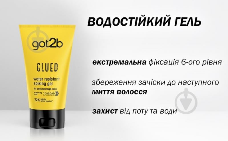 Гель Schwarzkopf Got2b Glued для укладки волос 150 мл - фото 4