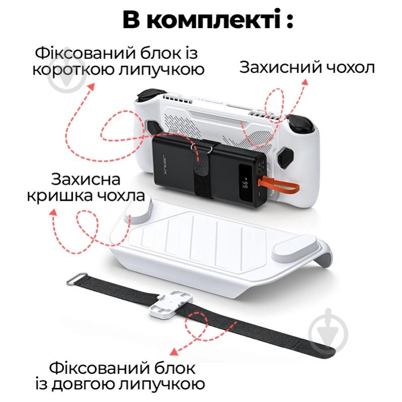 Чехол JSAUX ModCase для ROG Ally PC0109 White white - фото 3