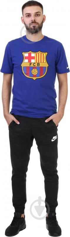 Футболка Nike FCB M NK TEE EVERGREEN CREST 898621-455 р.S синій - фото 2