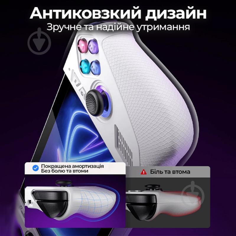 Накладки для геймпада JSAUX для ROG Ally PC0201 білий white - фото 4