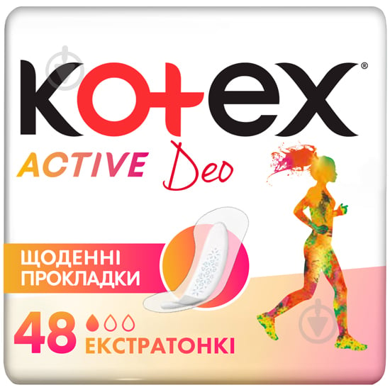 Прокладки щоденні Kotex Deo Active ароматизовані 48 шт. - фото 1