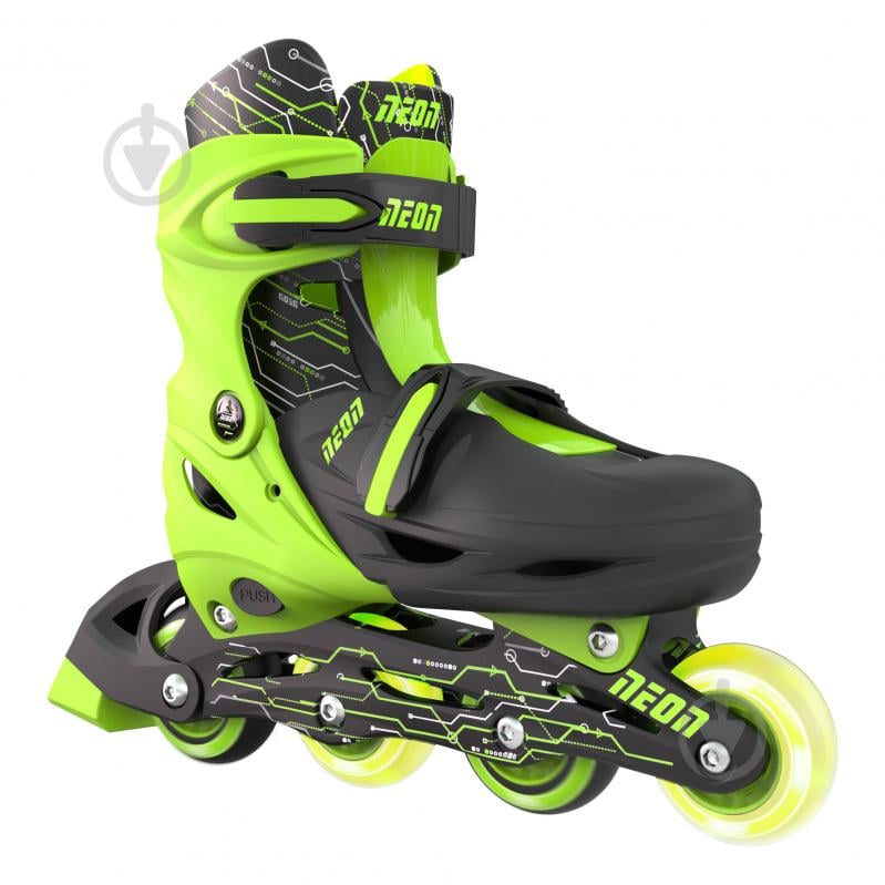 Роликовые коньки Neon Combo Skates NT10G4 р. 34-37 салатовый - фото 2