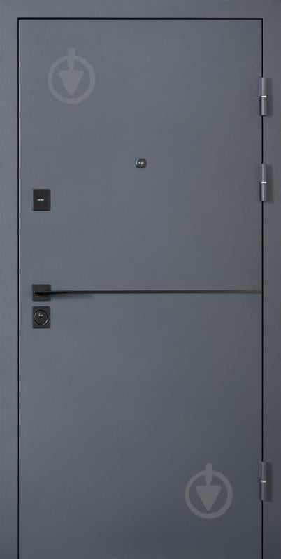 Дверь входная Abwehr КТМ 76 096 Л (7021Т+АЦС) Kale2 ТЕРМО RAL 7024 / антрацит 2050x960 мм левая - фото 2 Дверь входная Abwehr КТМ 76 096 Л (7021Т+АЦС) Kale2 ТЕРМО RAL 7024 / антрацит 2050x960 мм левая - фото 2