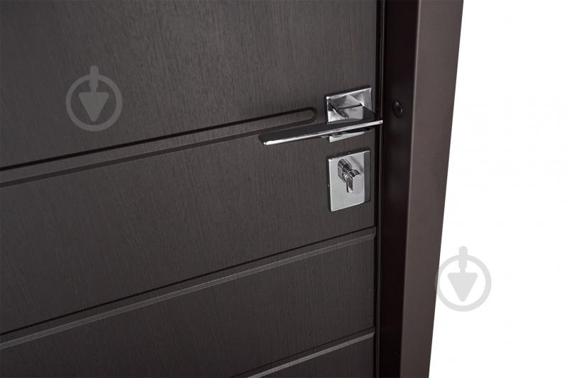 Двері вхідні Abwehr КТМ 76 096 П (8019Т+В) Kale2 ТЕРМО RAL 8019 / венге 2050x960 мм праві - фото 9 Двері вхідні Abwehr КТМ 76 096 П (8019Т+В) Kale2 ТЕРМО RAL 8019 / венге 2050x960 мм праві - фото 9