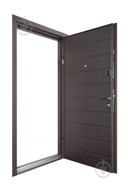 Двері вхідні Abwehr КТМ 76 096 П (8019Т+В) Kale2 ТЕРМО RAL 8019 / венге 2050x960 мм праві - фото 5 Двері вхідні Abwehr КТМ 76 096 П (8019Т+В) Kale2 ТЕРМО RAL 8019 / венге 2050x960 мм праві - фото 5