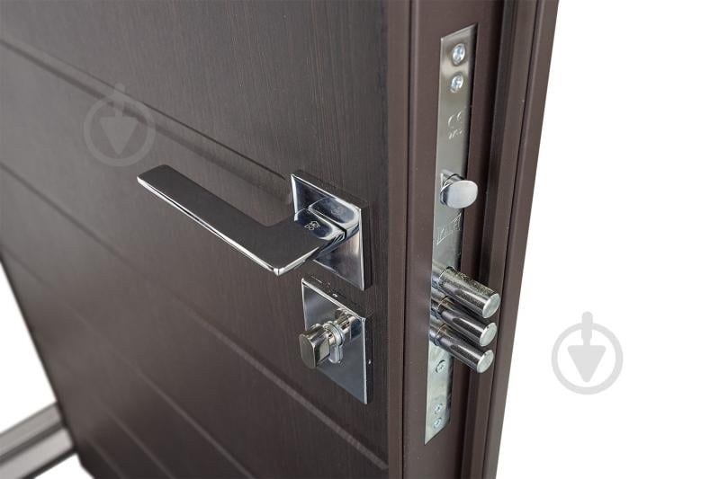 Двері вхідні Abwehr КТМ 76 096 П (8019Т+В) Kale2 ТЕРМО RAL 8019 / венге 2050x960 мм праві - фото 7 Двері вхідні Abwehr КТМ 76 096 П (8019Т+В) Kale2 ТЕРМО RAL 8019 / венге 2050x960 мм праві - фото 7
