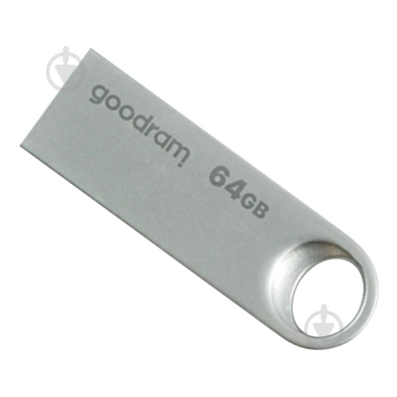 Флешпам'ять Goodram UNO3 64 ГБ USB 3.2 Gen. 1 silver (UNO3-0640S0R11) - фото 1