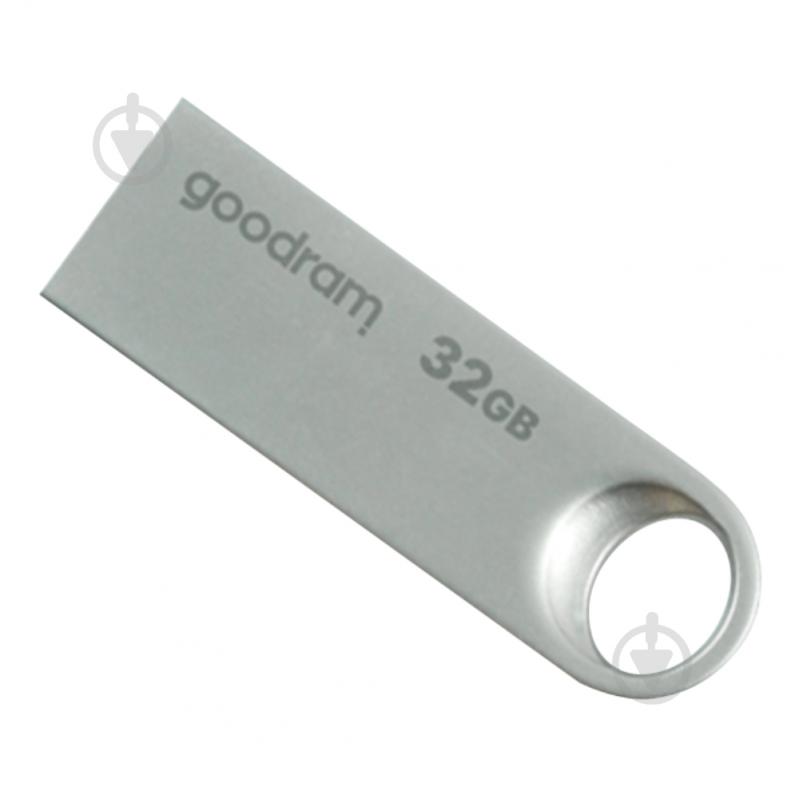 Флеш-память Goodram UNO3 32 ГБ USB 3.2 Gen. 1 silver (UNO3-0320S0R11) - фото 1