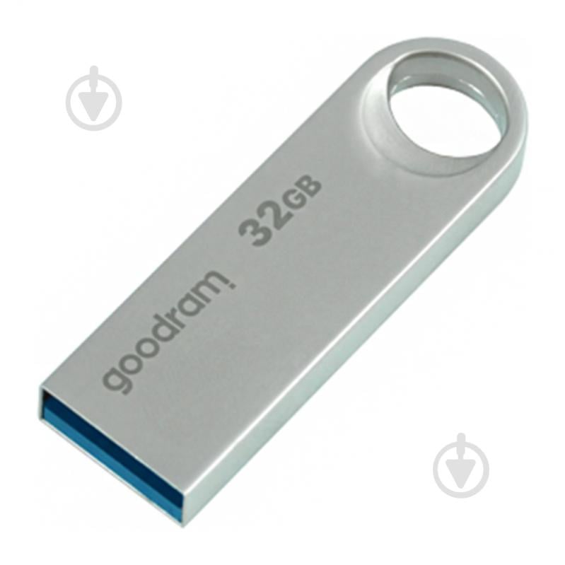 Флеш-память Goodram UNO3 32 ГБ USB 3.2 Gen. 1 silver (UNO3-0320S0R11) - фото 2