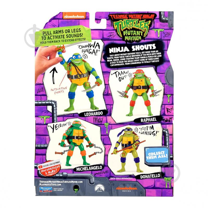 Фигурка TMNT Мovie III Микеланджело (звук) 83353 - фото 7