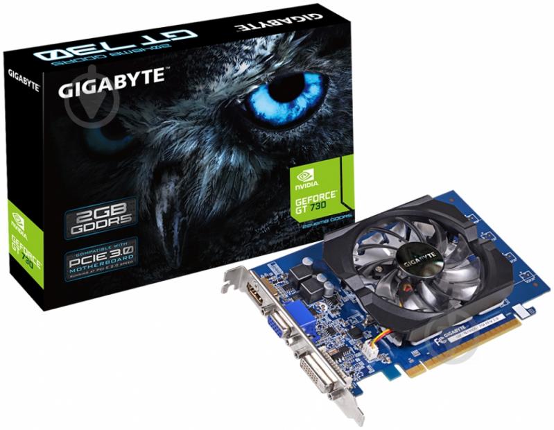 Видеокарта Gigabyte GeForce GT 730 2GB GDDR5 64bit (GV-N730D5-2GI) - фото 4