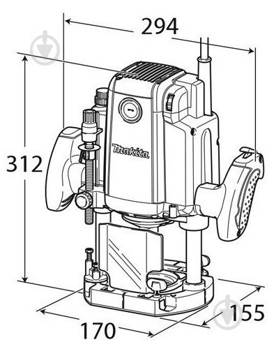 Фрезер Makita RP2301FCX - фото 2