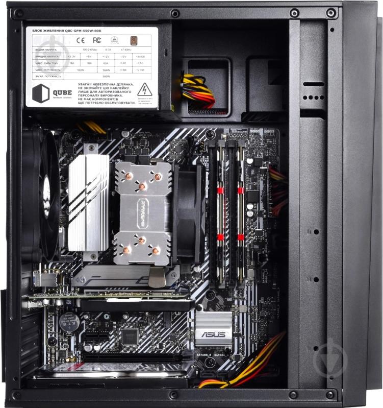 Комп'ютер персональний Artline WorkStation W52 (W52v14Win) black - фото 4