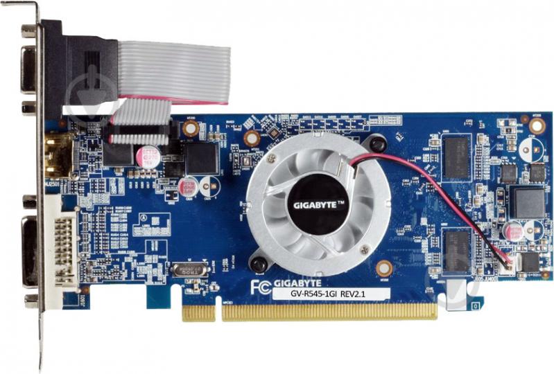 Видеокарта Gigabyte Radeon HD5450 1GB GDDR3 64bit (GV-R545-1GI) - фото 1