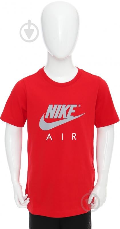 Футболка Nike B NK AIR TOP SS C AND S 856193-657 р.XL красный - фото 1