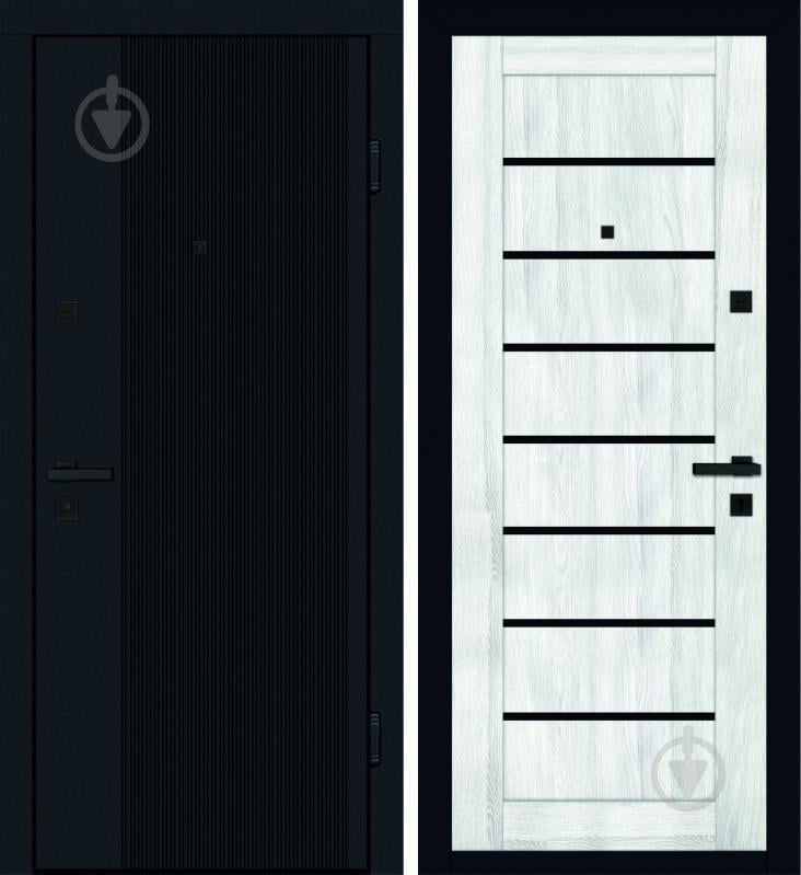 Дверь входная TM Riccardi Стандарт 10Q-LEGO 10 BG черный бархат / клен айс 2050х860 мм левая - фото 1 Дверь входная TM Riccardi Стандарт 10Q-LEGO 10 BG черный бархат / клен айс 2050х860 мм левая - фото 1