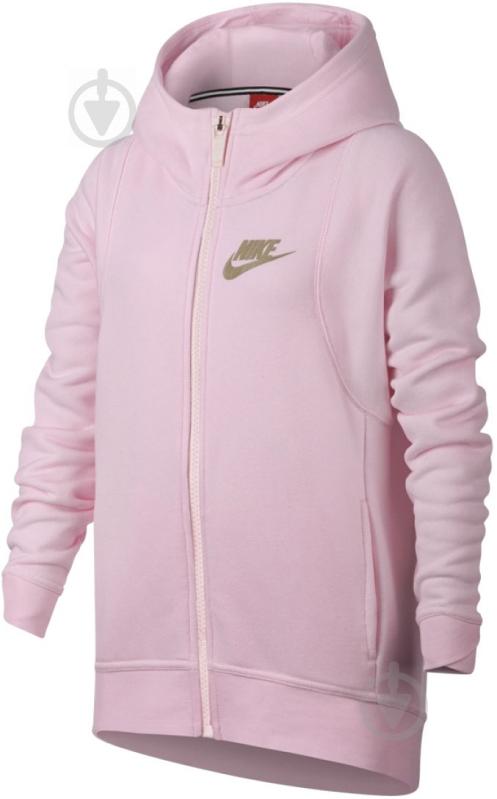 Джемпер Nike G NSW MDRN HOODIE FZ 890251-632 светло-розовый - фото 1