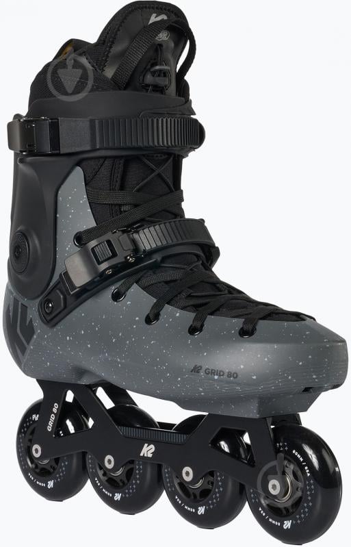 Роликовые коньки K2 Grid 80 30K0220/11 р. 42 серый - фото 5 Роликовые коньки K2 Grid 80 30K0220/11 р. 42 серый - фото 5