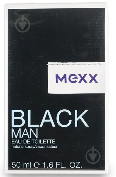 Туалетна вода Mexx Black Man FM EdT 50 мл - фото 1