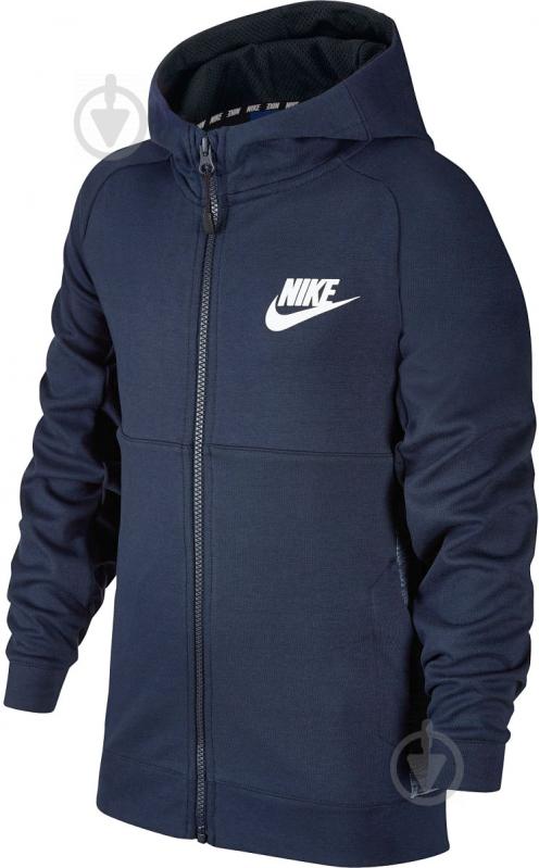 Джемпер Nike B NSW HOODIE FZ AV15 856185-451 темно-синій - фото 2