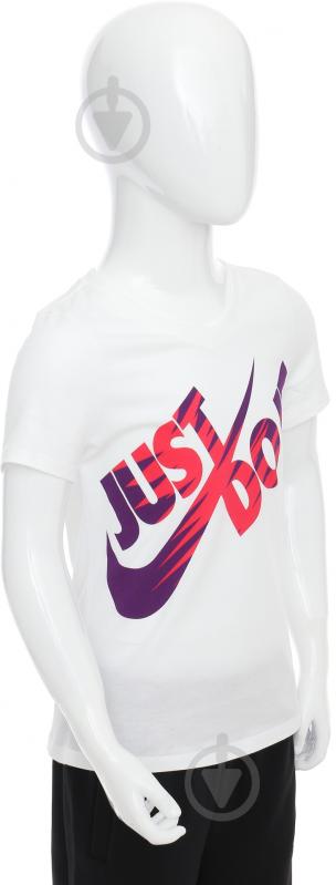 Футболка Nike G NSW TEE V ZIG ZAG JDI 862587-101 р.M белый - фото 2 Футболка Nike G NSW TEE V ZIG ZAG JDI 862587-101 р.M белый - фото 2