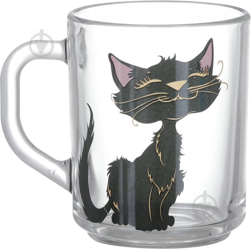 Чашка Black Kitten 200 мл Galleryglass - фото 1