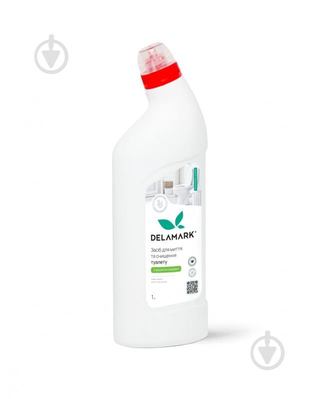 Миючий засіб DeLaMark для туалету зі смерековим ароматом1 л - фото 1