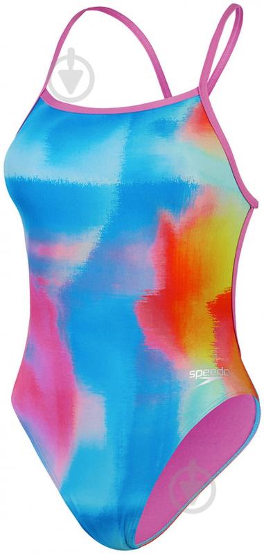 Купальник Speedo ALOV DIGI VBK BLUE/PINK 8-1284317366 р.S разноцветный - фото 8