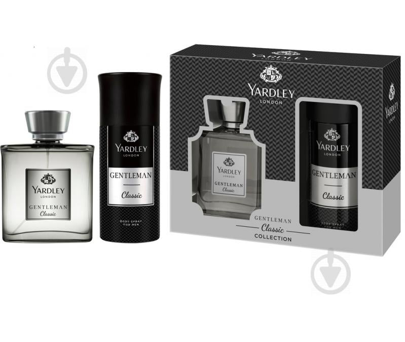 Подарунковий набір для чоловіків Yardley Gentleman Classic Парфумована вода + Дезодорант - фото 1