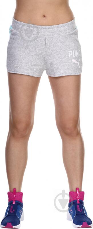 Шорты Puma ATHLETIC Shorts W 59075604 р. M серый - фото 1