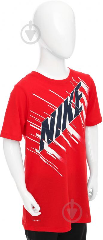 Футболка Nike B NK DRY TEE DF SPEED BLOCK 862664-657 р.XL червоний - фото 2