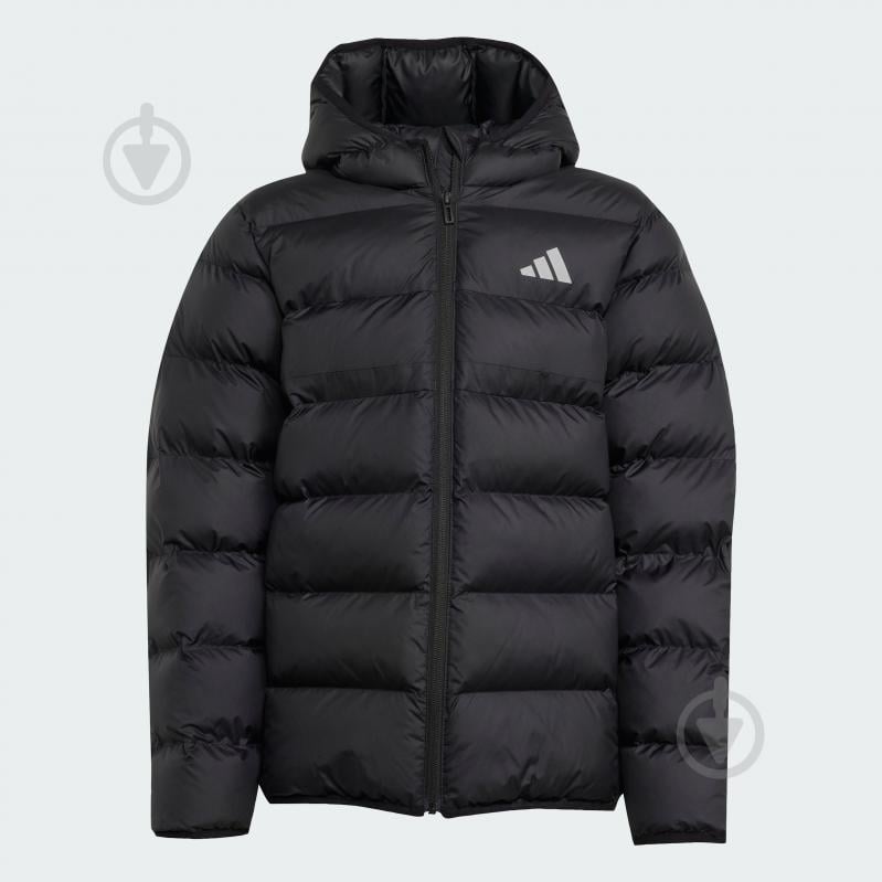 Куртка дитяча демісезонна Adidas J Sd Jkt JL7430 р.12 чорна - фото 8