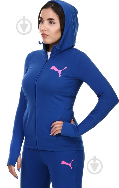 Толстовка Puma ELEVATED FZ Hoody 83847210 р. M синий - фото 2