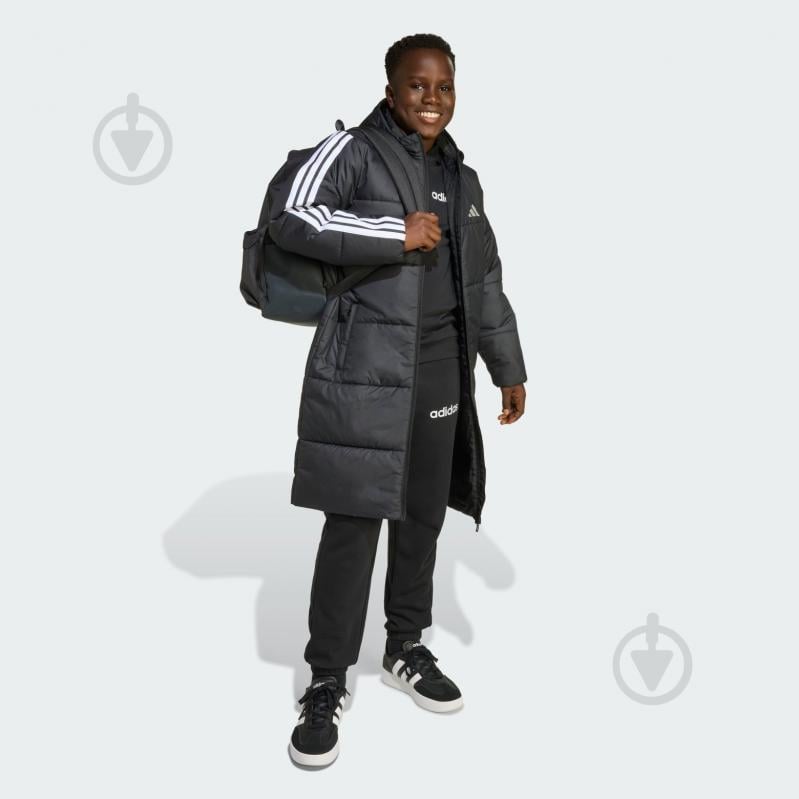 Пальто детская демисезонная Adidas J LONG COAT JW2484 р.14 черное - фото 3