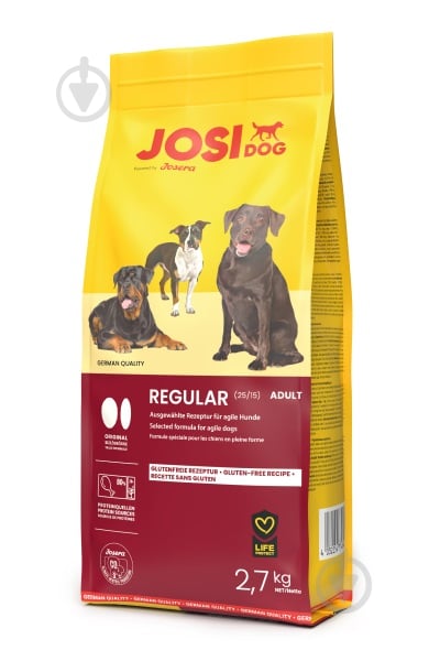 Корм сухий для усіх порід Josera Josiregular з куркою 2,7 кг - фото 1