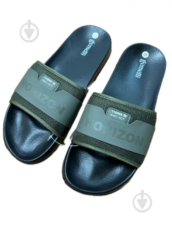 Шлепанцы Gemelli Марк р.45 хаки - фото 1 Шлепанцы Gemelli Марк р.45 хаки - фото 1