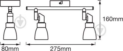 Спот Osram 827 LED 2x2 Вт G9 хром - фото 6