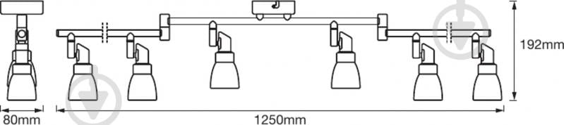 Спот Osram 827 LED 6x2 Вт G9 хром - фото 3