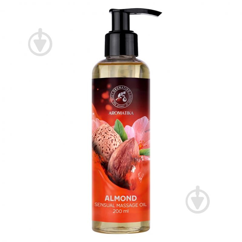 Масло косметическое Ароматика для чувственного массажа Миндаль 200 мл - фото 1 Масло косметическое Ароматика для чувственного массажа Миндаль 200 мл - фото 1