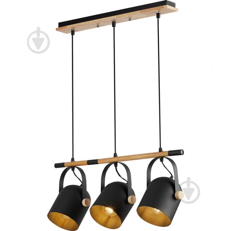ВИТРИНА! Подвес Hopfen LOFT HALTBAR PD 3x40 Вт /Е27 черный - фото 1