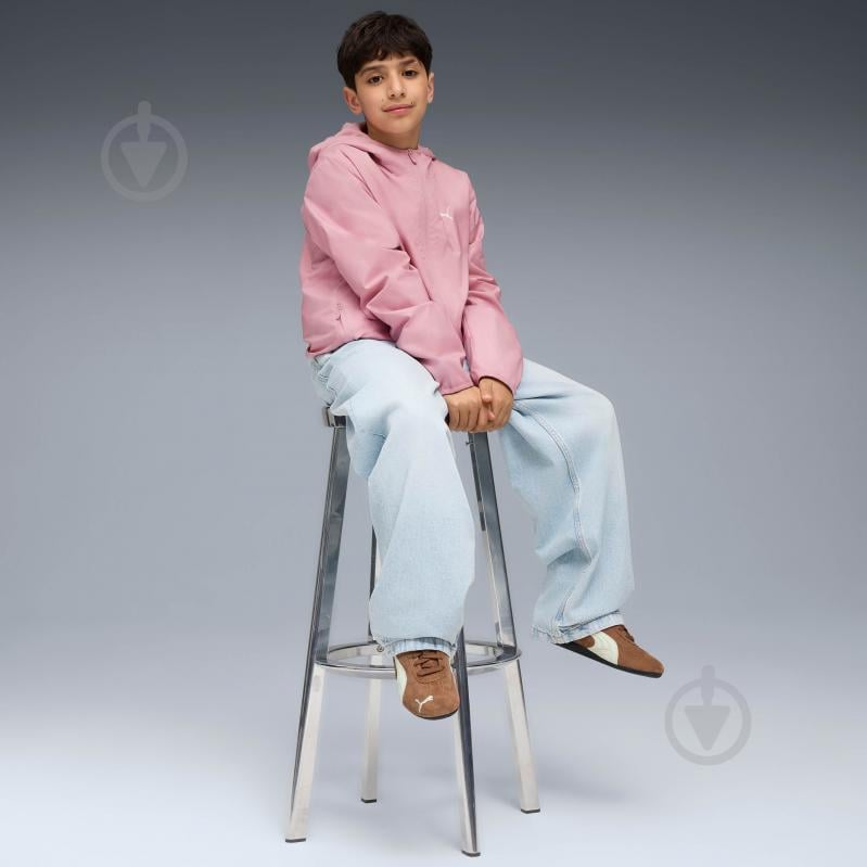 Куртка для девочек демисезонная Puma Fleece Lined Windbreaker 68932265 розовая - фото 4 Куртка для девочек демисезонная Puma Fleece Lined Windbreaker 68932265 розовая - фото 4