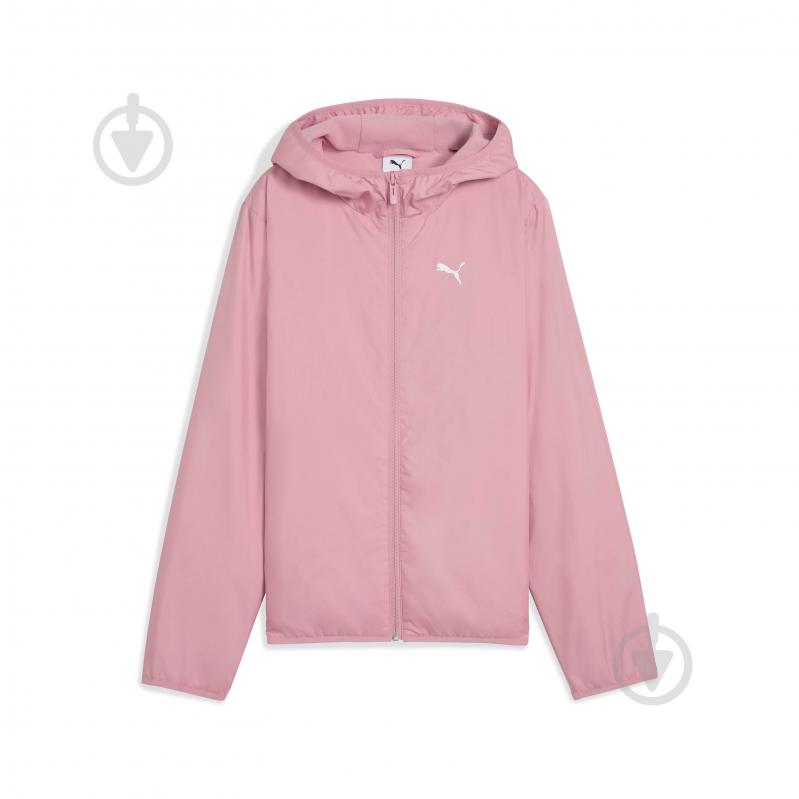 Куртка для девочек демисезонная Puma Fleece Lined Windbreaker 68932265 розовая - фото 5 Куртка для девочек демисезонная Puma Fleece Lined Windbreaker 68932265 розовая - фото 5