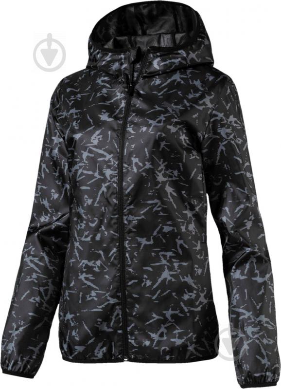 Вітрівка жіноча демісезонна Puma AOP Windbreaker 85022201 р.XS чорна - фото 1